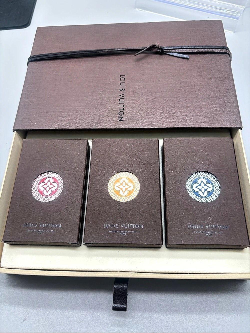 Louis Vuitton Jeu de Cartes Three-Deck Playing Card Set Three-Deck Card Set